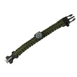 Outdoor Camping Bracelets For Men Women Parachute Rope Clasp Survival Bracelet Homme Handmade Braided 2 Colors